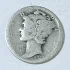 1927 MERCURY DIME - 90% SILVER - Circulated US Coin #6431