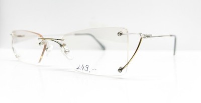 RARE! Flair EYE Q 838 Col.520 80er/90er Randlose Brille/Rimless eyeglasses.