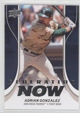 2009 Upper Deck Update Series 1 & 2 Fat Packs Generation Now Adrian Gonzalez 1j0