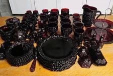 Avon Red Ruby 1876 Cape Cod Dishware By the piece