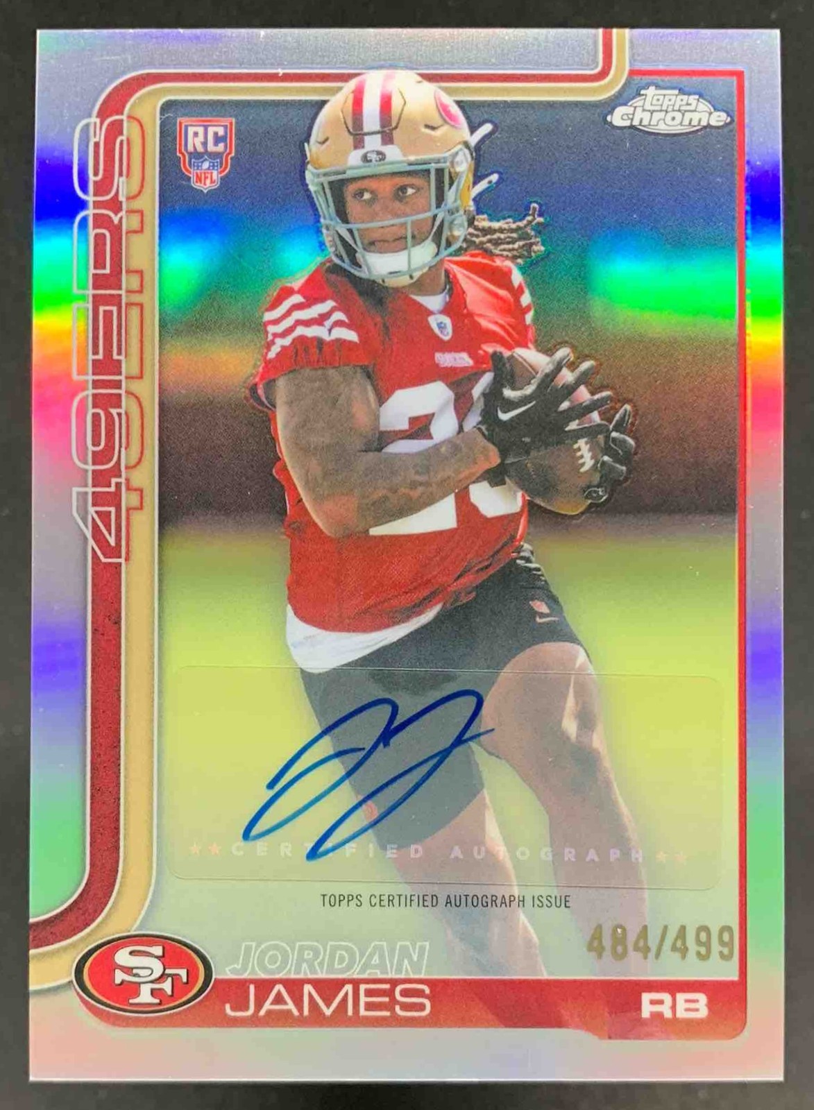 Jordan James Topps Chrome Sapphire Edition Rookie Autographs #RAJJ Base
