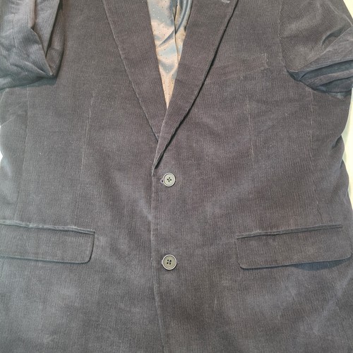 Tommy Hilfiger Herren Sport Mantel 42R Cord dunkelblau mit braunem Ellenbogenaufnäher - Bild 7 von 17