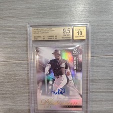 2018 Bowman Platinum Presence #PP-11 Luis Robert Auto/50 RC Beckett 9.5/10 Auto 