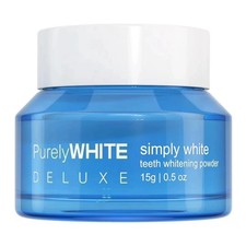 Purely WHITE DELUXE Teeth Whitening Powders,Instant Whitening and Stain Removal