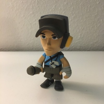 Team Fortress 2 Portable Mercs Blu Scout Figure
