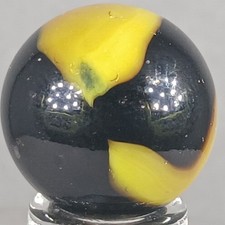 Vintage Bumblebee Marble .61 Inches Near-Mint Condition