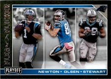 2017 Playoff Flea Flicker #19 Jonathan Stewart Cam Newton Greg Olsen - FB