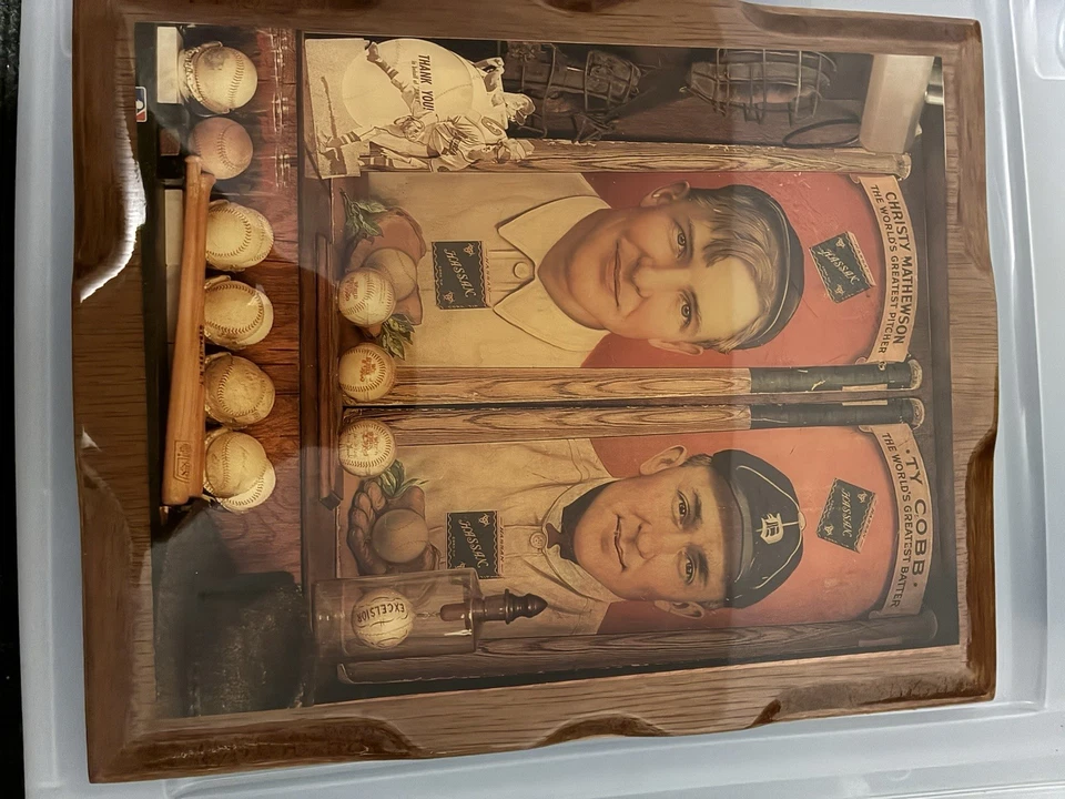 Arte de pared decorativo Christy Mathewson and Ty Cobb Foto 2 de 4