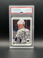 🔥🔥1990-91 Upper Deck #54 Wayne Gretzky Autographed PSA/DNA Certified 🔥🔥