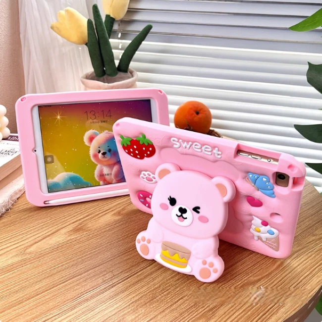 Cute Kid Stand Case Cover For iPad 11th A16 10th 10.9" 9 8 7 mini 7 6 Air Pro - Image 2 of 4