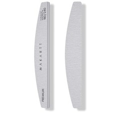 Top Quality Zebra Sandpaper Nail File Set - 2Pc 180/240 Grit for Professionals