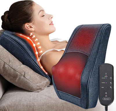 Neck Massager with Heat, Back Massager & Deep Tissue Massager, 3D Kneading Massa