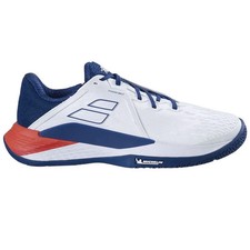 Babolat Men  s Propulse Fury 3 All Court Tennis Shoes in White/Estate Blue Size 7