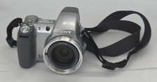 Sony Cyber-shot DSC-H2 6.0MP Digital Camera - Silver Tested Powers On PARTS ONLY