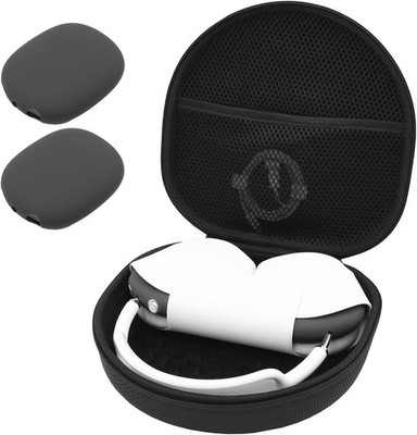 ProCase Hart Kopfhörer Tasche für AirPods Max mit 2 Silikon Schutzhüllen