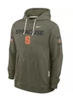 SYRACUSE ORANGEMEN NIKE Olive 2025 Military Appreciation  Hoodie Mens LARGE