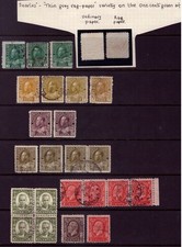 Canada stock set 1911 - 1932