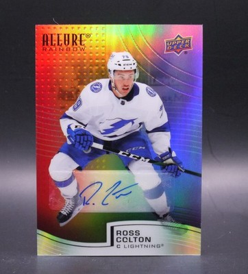 2021-22 Upper Deck Allure #R-25 Ross Colton Rainbow Full Rookie Auto RC