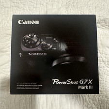 Canon PowerShot G7 X Mark III Black 20.1MP 4.2x f/1.8 USB-C Flash