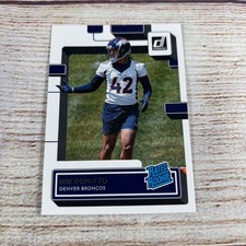 2022 Panini Donruss Football Rated Rookie #380 Nik Bonitto