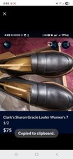 clark sharon Gracie Loafer womens 7 1/2