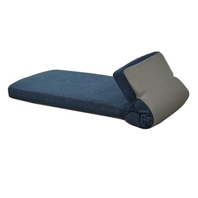 Saula Piano Bench cushons for Indoor Furniture with Ties 48 x 14 Inch Navy Blue