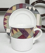 Studio Nova PALM DESERT Teacup And Saucer Never Used BRAND NEW Oven To Table