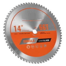 Uimoso 14-Inch Circular Saw Blade for Metal Cutting, 66 Teeth