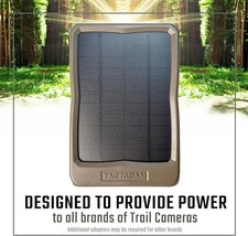 Reveal cellular camera tactacam external solar panel + battery pack bundle