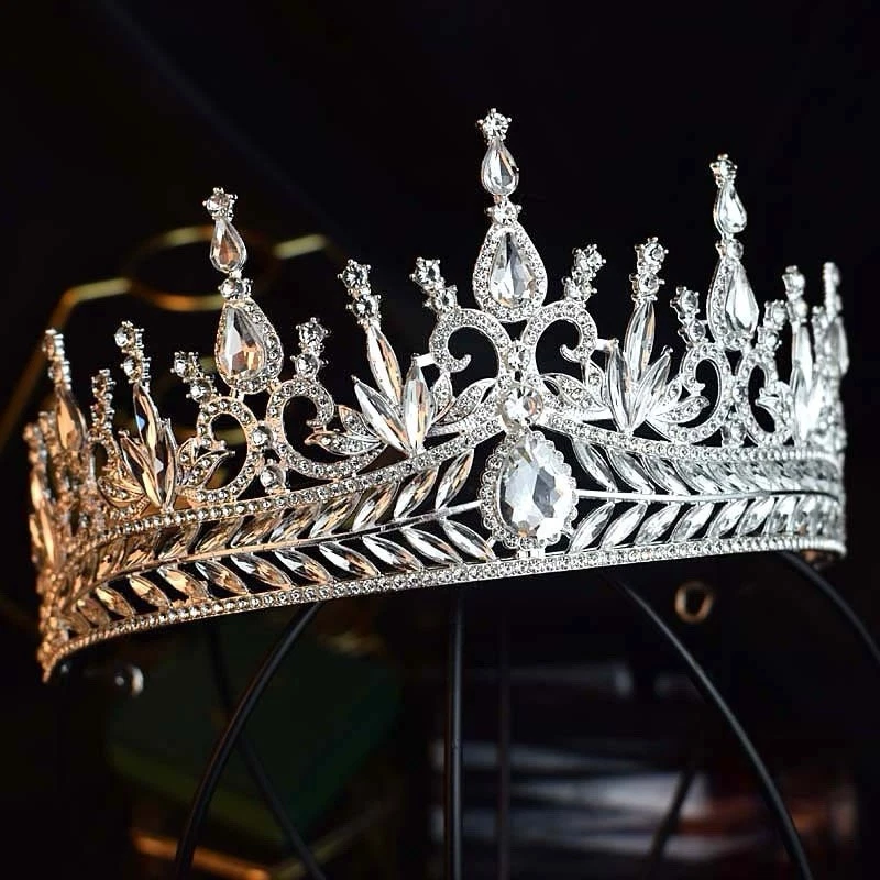 Swarovski Kristall Braut Hochzeit Krone Diadem - Bild 2 von 4