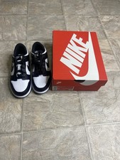 Nike Dunk Low Panda PS Shoe Size 2Y Black CW1588-100 NWT