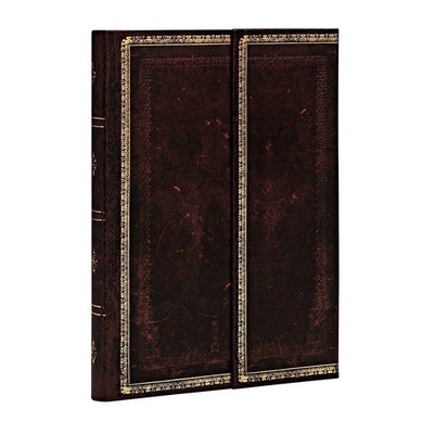 Paperblanks | Black Moroccan (Old Leather Collection) Mini Lined Journal | Buch