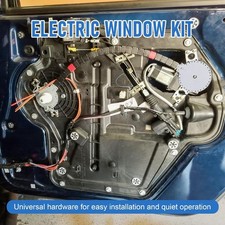 Universal Power Window Conversion Kit 2 Door Pickup Truck 12v Electric Regulator