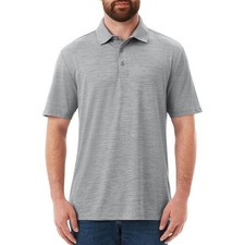 Member's Mark Men's Performance Polo in Grey, Large