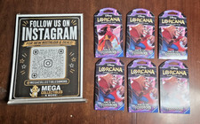 Disney Lorcana - 6 Rise of the Floodborn Sleeved Boosters - Ships Fast