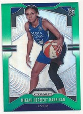 MIKIAH HERBERT HARRIGAN 2020 PANINI PRIZM GREEN WNBA #94 RC ROOKIE MINT