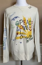 Polo Ralph Lauren Mens M White Waffle-Knit Cr...