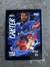 2025 Topps Chrome Football Abdul Carter Ultra Violet UV-4 SSP Case Hit RC