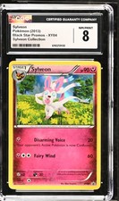 CGC 8 Sylveon XY04 Black Star Promos Collection) Holo Pokemon Card