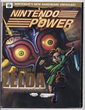 Vintage Nintendo Power Legend Of Zelda Majora's Mask N64 Game Magazine NO CARD