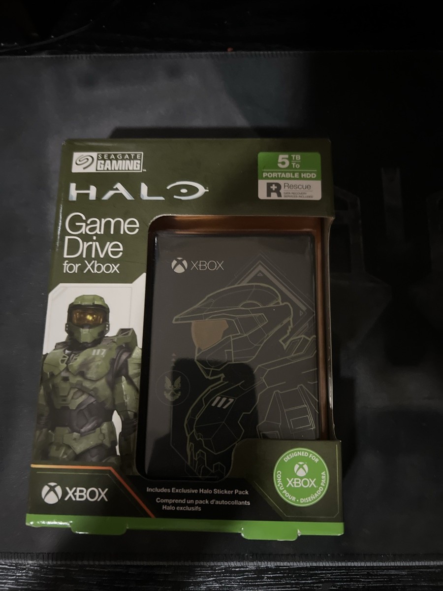 新品未使用 Game Drive for XBOX Halo Portable Amazon.com: Seagate Game Drive for Xbox Halo - Master Chief LE 5TB
