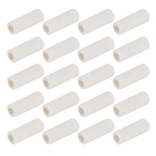 20Pcs Ceramic Tube 1mm ID Insulated Electronic Wire Bundle 10mm x 3mm