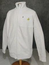 Tek Gear Moto Track Jacket Masters Logo Augusta Golf Mens Large