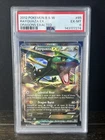 Pokemon 2012 Black & White Rayquaza EX Dragons Exalted #85/124 PSA 6