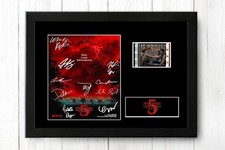 Stranger Things 5 Cast Signed Original  Film Cell  Stunning  Memorabilia + COA