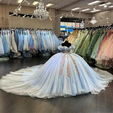 Vendanie Trendy Quinceanera Dresses Appliques Off the Shoulder Ruffles  Draped 