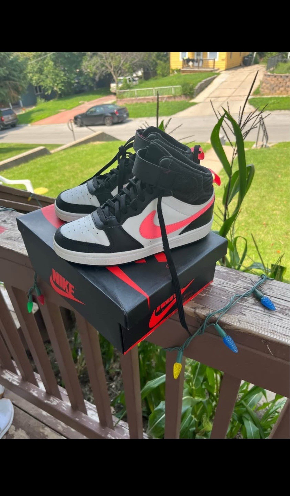 GIRLS' NIKE  COURT BOROUGH MID 2 SNEAKERS