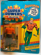 VTG NEW UNPUNCHED 1984 Kenner DC Super Powers Aquaman Figure Trident 12 -BACK❗️