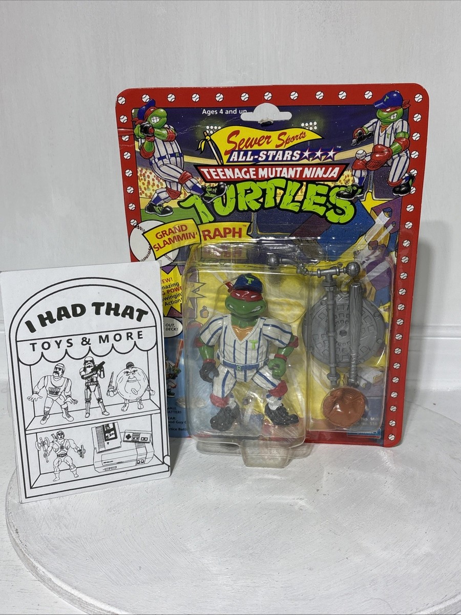 1991 Teenage Mutant Ninja Turtles TMNT Sewer Sports Grand Slammin