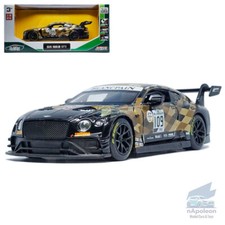 1:32 Bentley Continental GT3 #109 Modelo Coche Diecast Vehículo de Juguete Colección Regalo